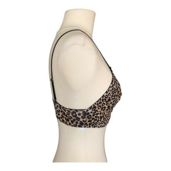 Forever 21 Flattering Comfortable Animal Print Adjustable Straps Bralette Small - Picture 2 of 10